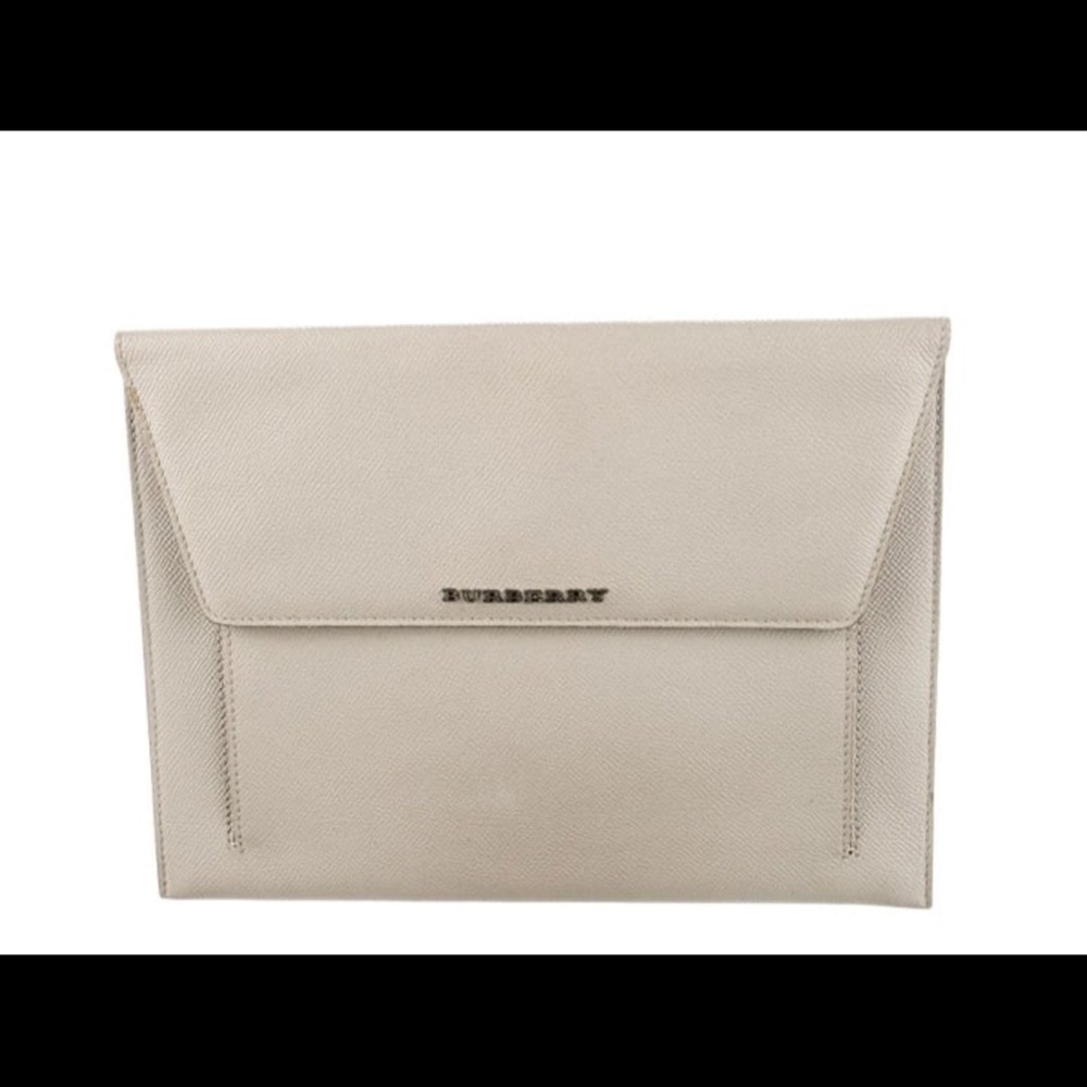 Burberry Cream Clutch Bag